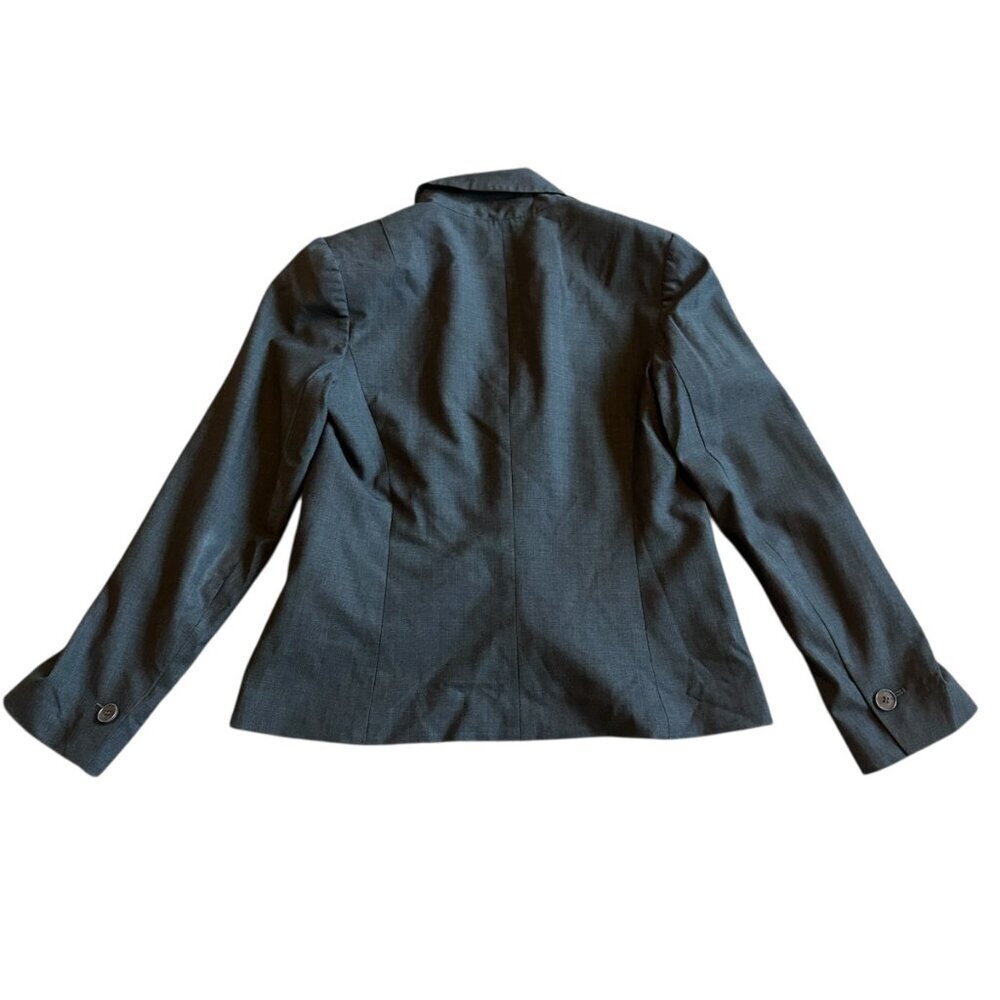 Theory Grey Button-Down Blazer Jacket Single Clas… - image 6